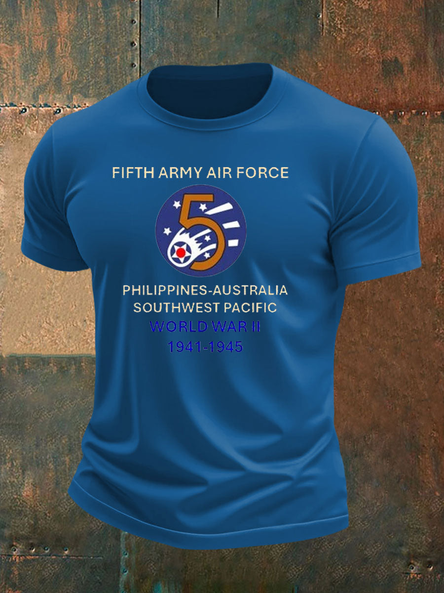 Men's Philippines Australia Veteran imitation cotton short-sleeved T-shirt