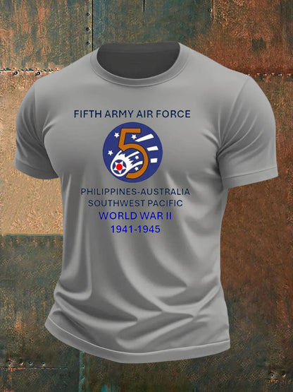 Men's Philippines Australia Veteran imitation cotton short-sleeved T-shirt