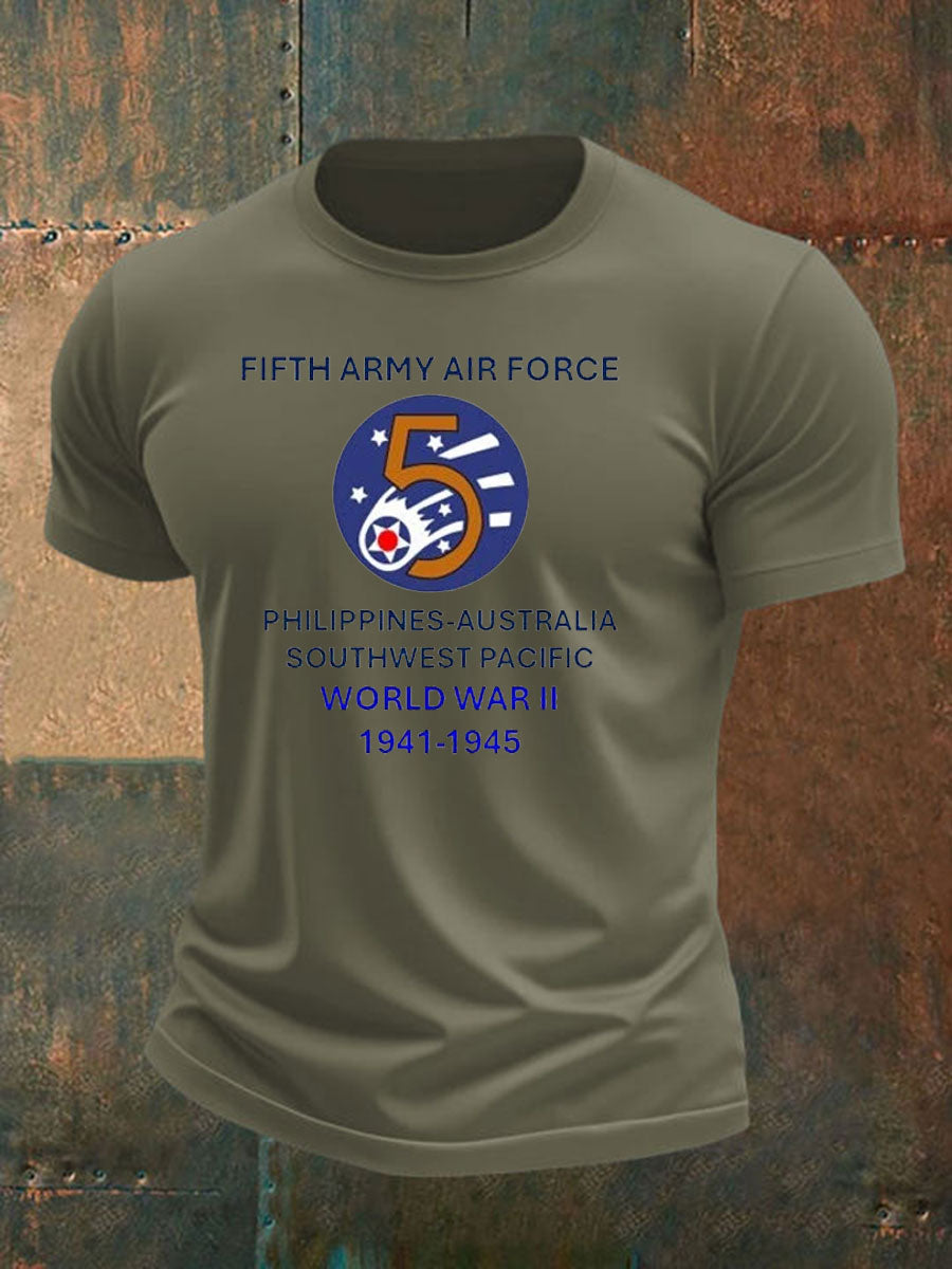 Men's Philippines Australia Veteran imitation cotton short-sleeved T-shirt