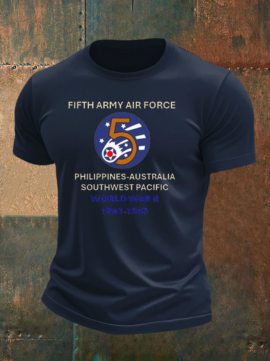Men's Philippines Australia Veteran imitation cotton short-sleeved T-shirt
