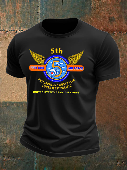 Men's Philippines Australia Veteran imitation cotton short-sleeved T-shirt