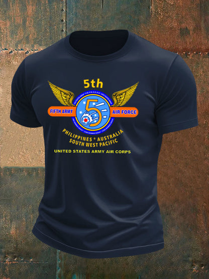 Men's Philippines Australia Veteran imitation cotton short-sleeved T-shirt