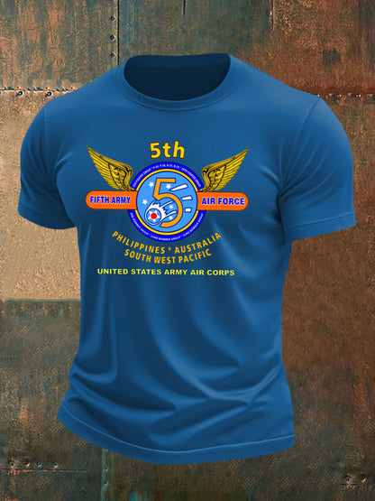 Men's Philippines Australia Veteran imitation cotton short-sleeved T-shirt