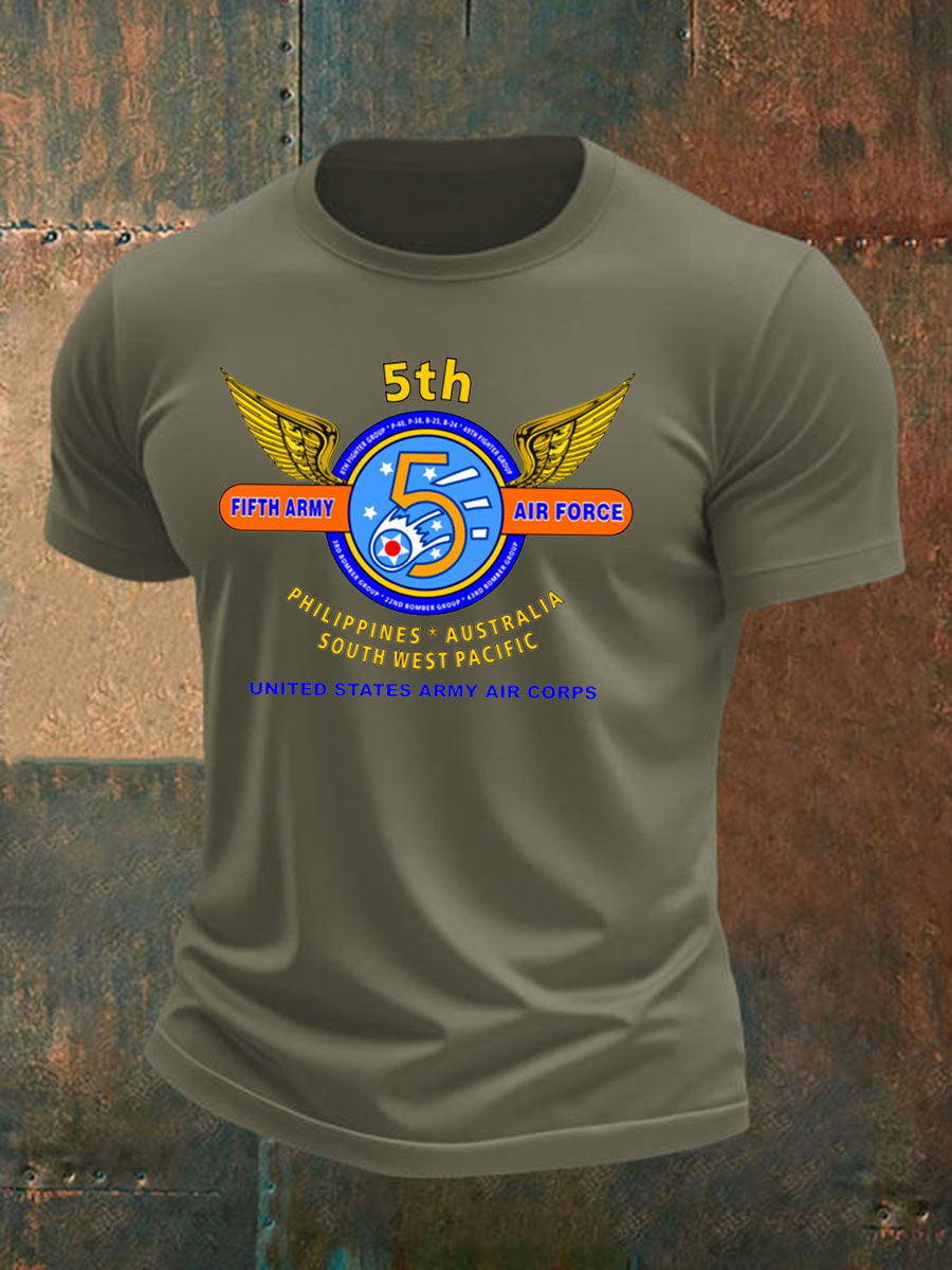 Men's Philippines Australia Veteran imitation cotton short-sleeved T-shirt