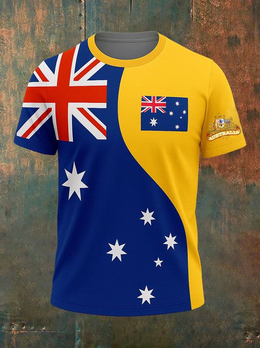 Men's Vintage Australian Casual T-Shirt