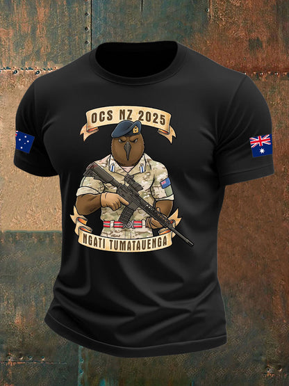 Men's Australia Veteran imitation cotton short-sleeved T-shirt