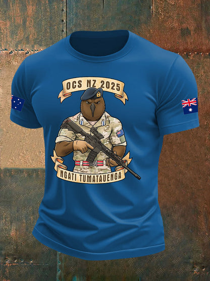 Men's Australia Veteran imitation cotton short-sleeved T-shirt