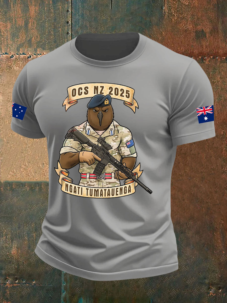 Men's Australia Veteran imitation cotton short-sleeved T-shirt