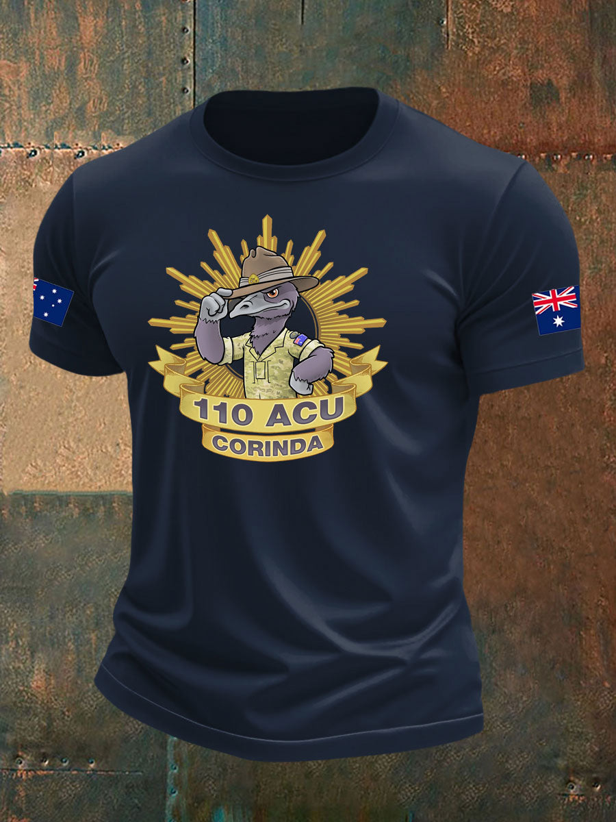 Men's Australia Veteran imitation cotton short-sleeved T-shirt