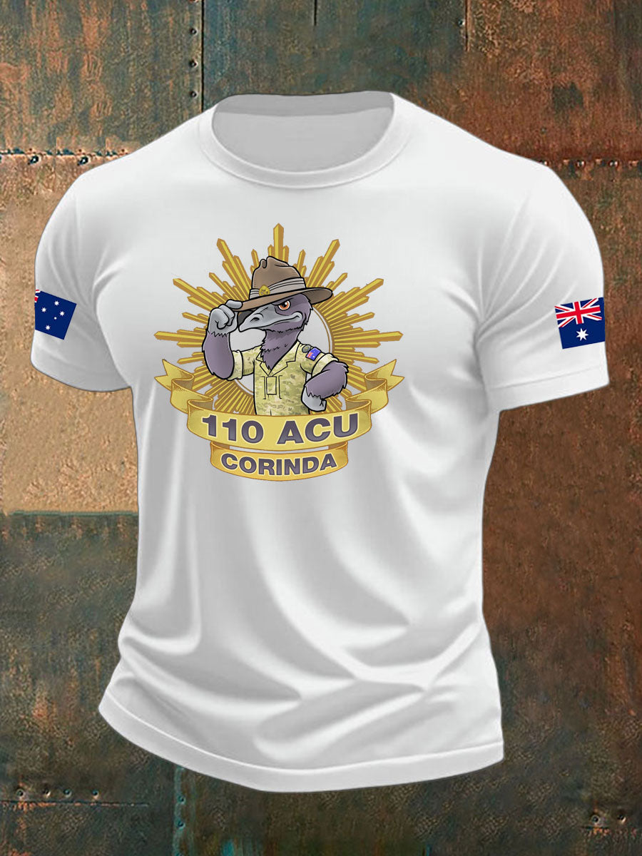Men's Australia Veteran imitation cotton short-sleeved T-shirt
