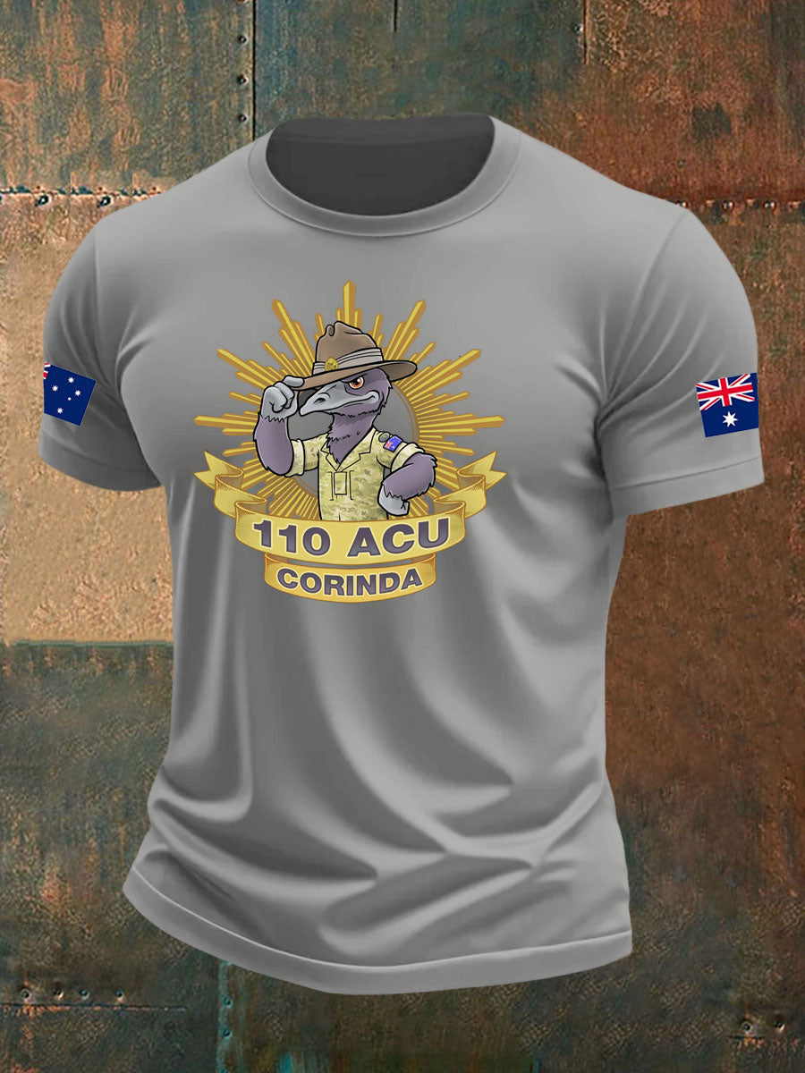 Men's Australia Veteran imitation cotton short-sleeved T-shirt