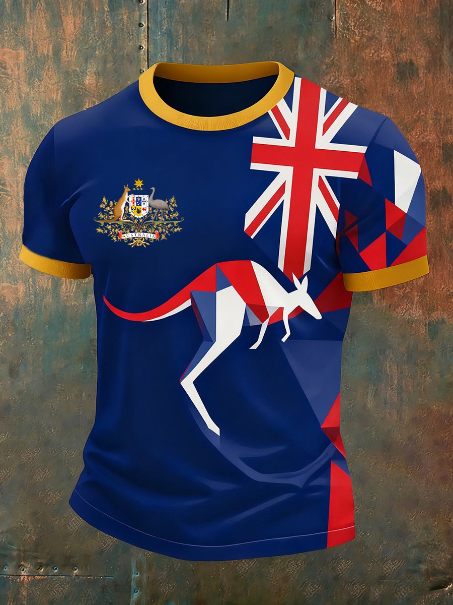 Men's Retro Australia Casual T-Shirt