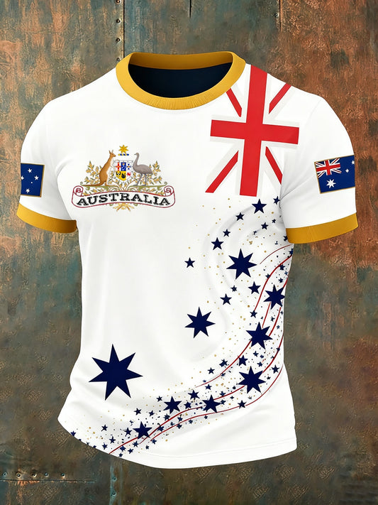 Men's Retro Australia Casual T-Shirt