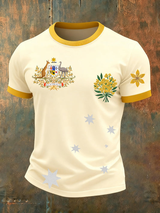 Men's Retro Australia Casual T-Shirt