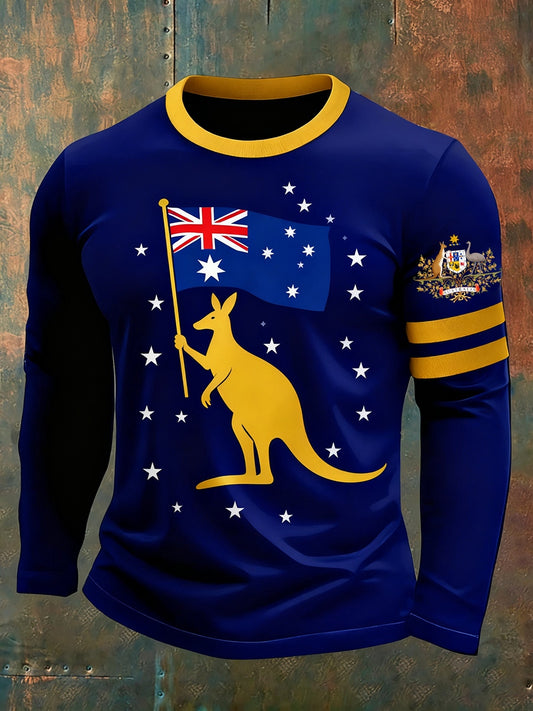 Men's Retro Australia Casual T-Shirt