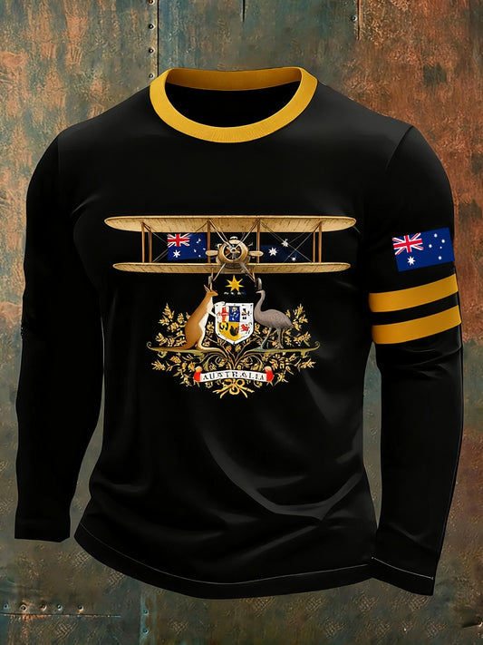 Men's Retro Australia Casual T-Shirt