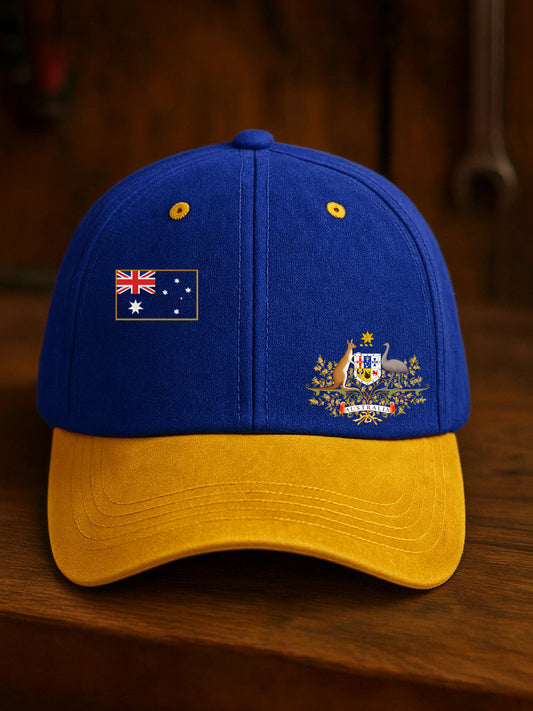 Unisex Australian Art Print Slouchy Hat
