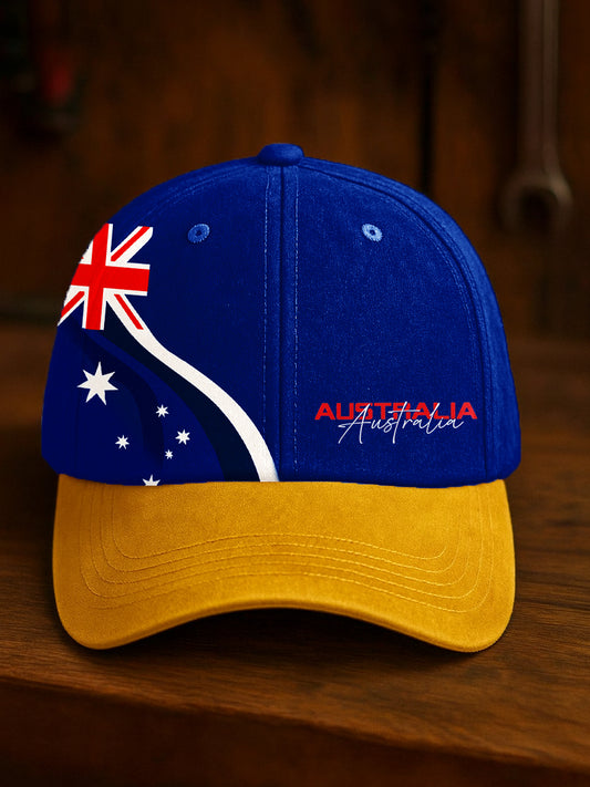 Unisex Australian Art Print Slouchy Hat