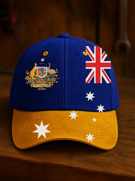 Unisex Australian Art Print Slouchy Hat