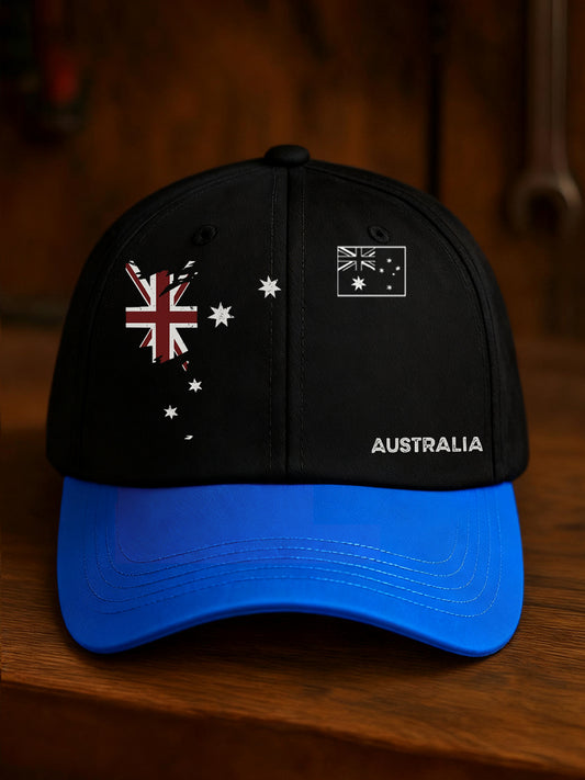 Unisex Australian Art Print Slouchy Hat