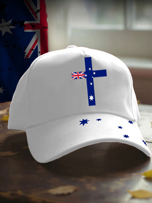 Unisex AU Flag Printed Hat