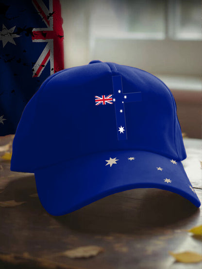 Unisex AU Flag Printed Hat