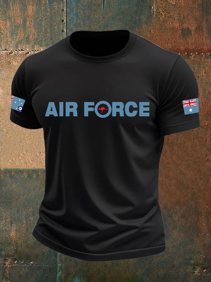 Men's Australia Veteran imitation cotton short-sleeved T-shirt