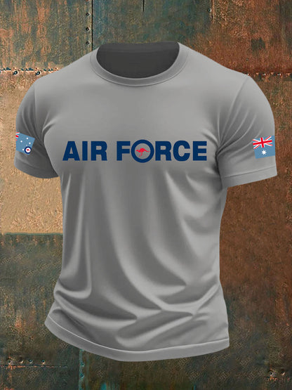 Men's Australia Veteran imitation cotton short-sleeved T-shirt