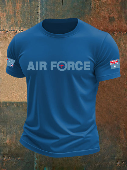 Men's Australia Veteran imitation cotton short-sleeved T-shirt