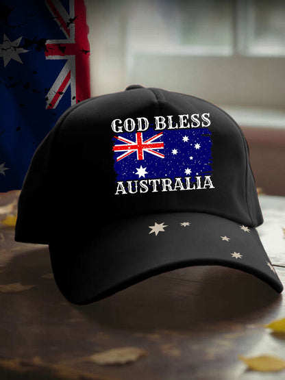 Unisex AU Flag Printed Hat
