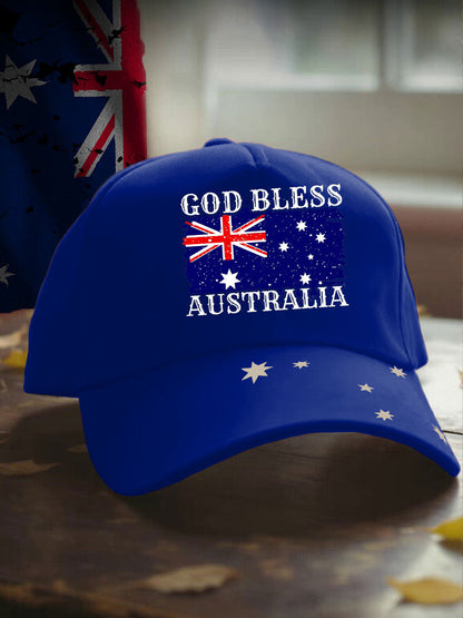 Unisex AU Flag Printed Hat
