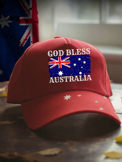 Unisex AU Flag Printed Hat