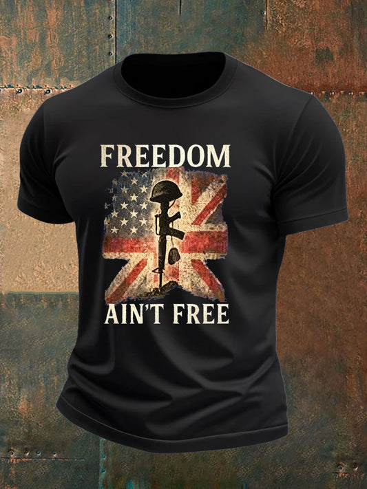 Men's Australia Veteran imitation cotton short-sleeved T-shirt