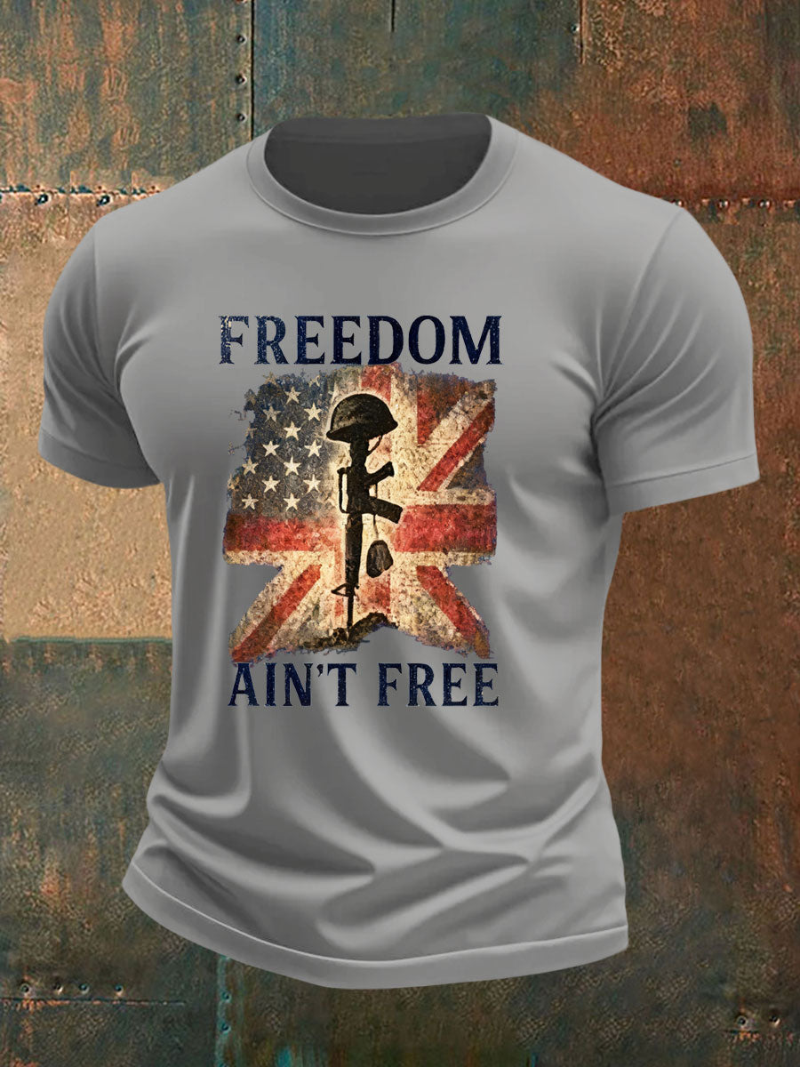 Men's Australia Veteran imitation cotton short-sleeved T-shirt