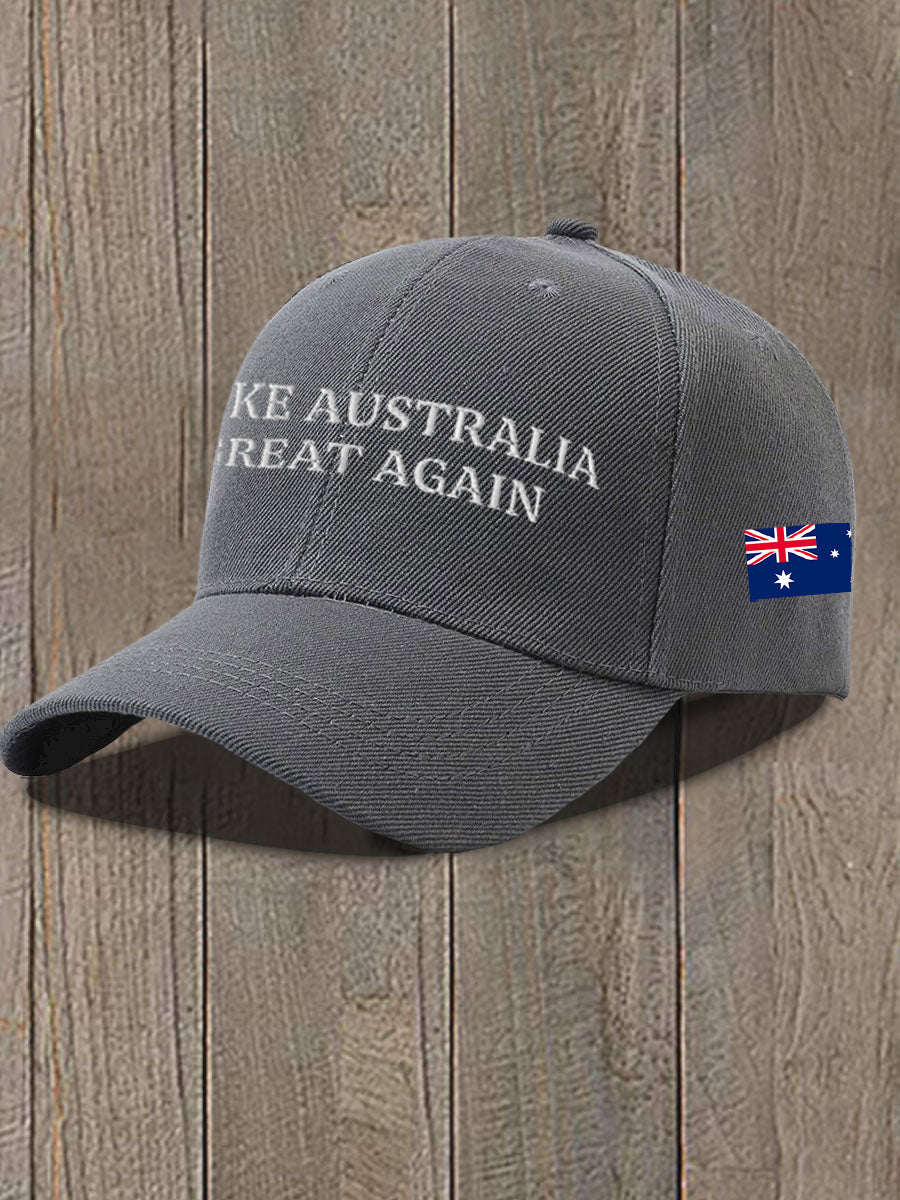 Unisex  Make Australia Great Again Print Hat