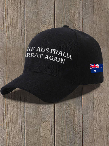 Unisex  Make Australia Great Again Print Hat