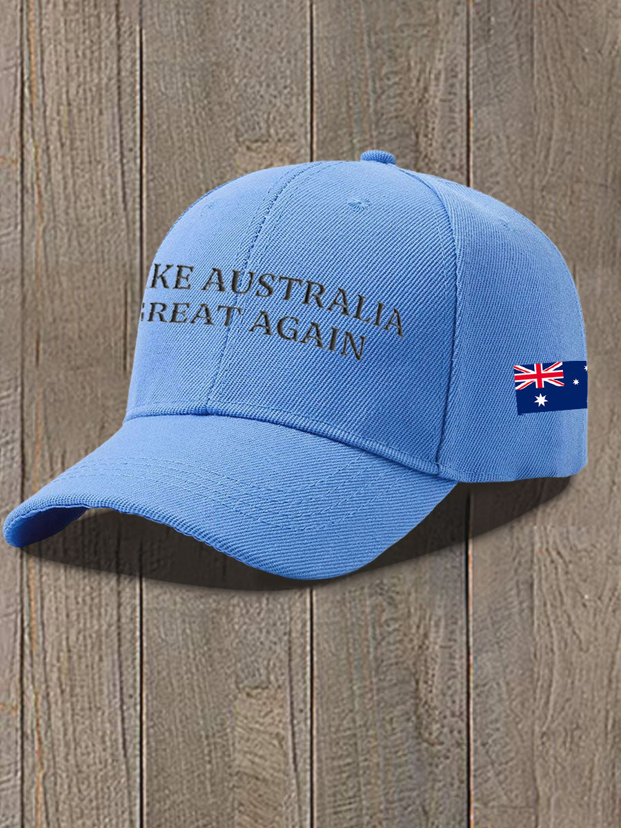 Unisex  Make Australia Great Again Print Hat
