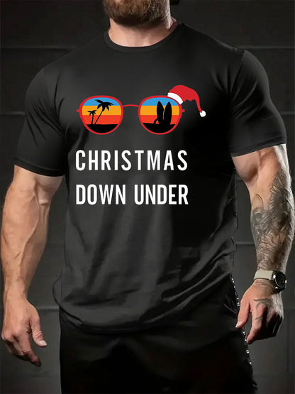 Men's Aussie Down Under Christmas Printed T-Shirt