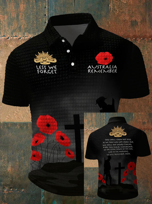 Men's Veteran Printed Casual Tops