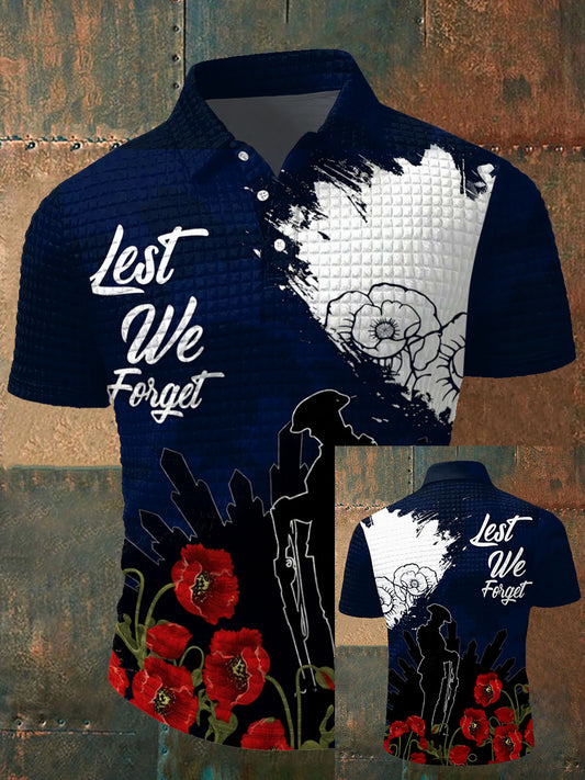 Men's Veteran Printed Casual Tops