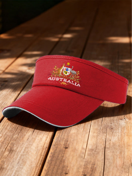 Retro Australian Print Sun Protection Baseball Cap