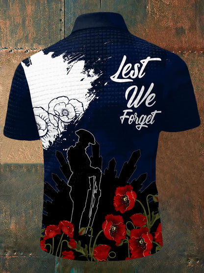 Men's Veteran Printed Casual Tops