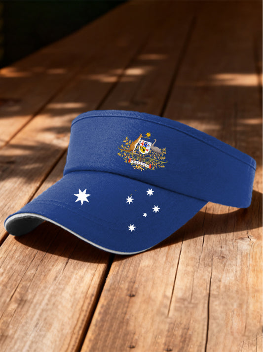 Retro Australian Print Sun Protection Baseball Cap