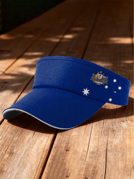Retro Australian Print Sun Protection Baseball Cap