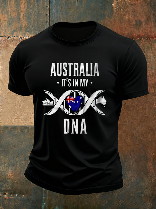 Men's Casual Loose-Fit Crew Neck Short Sleeve