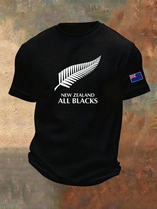 Men's Casual Loose-Fit Crew Neck Short Sleeve