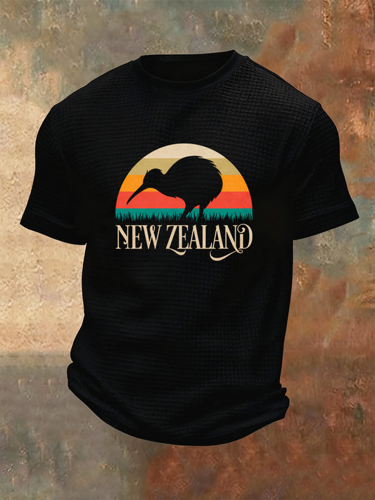 Men's Casual Loose-Fit Crew Neck Short Sleeve