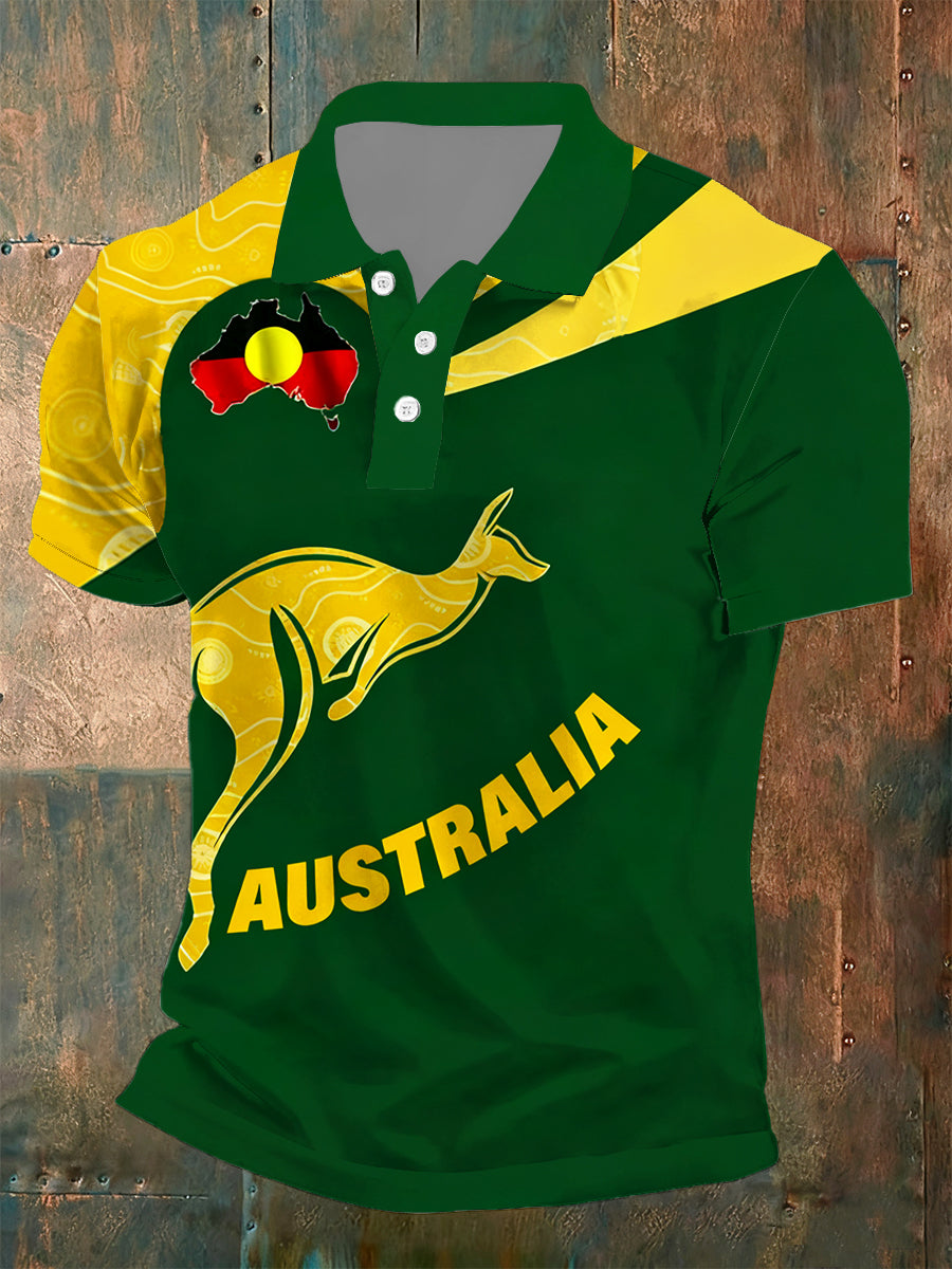 Mans Gemaklike Los-Passende Ronde Hals Kortmou Polo-Hemp