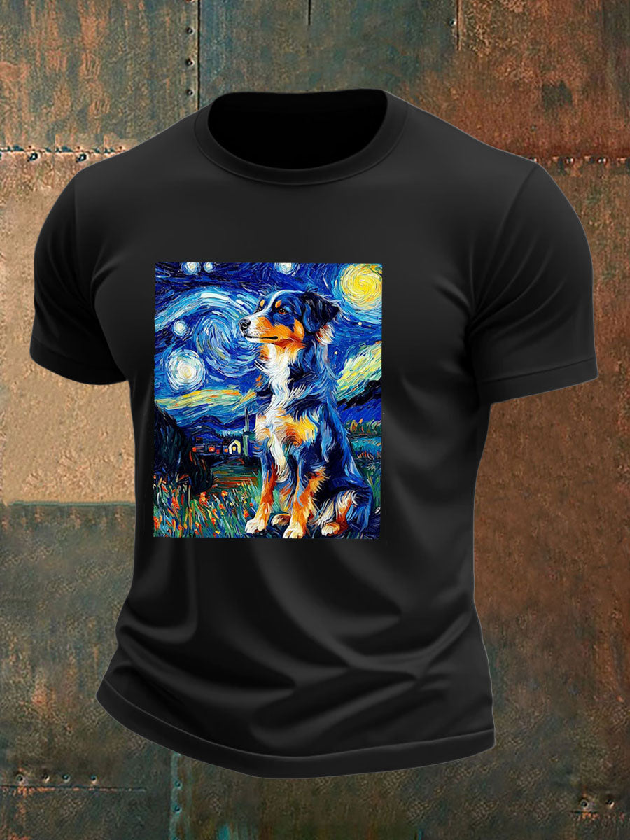 Men's Australian Shepherd Dog Australian Shepherd T Shirt