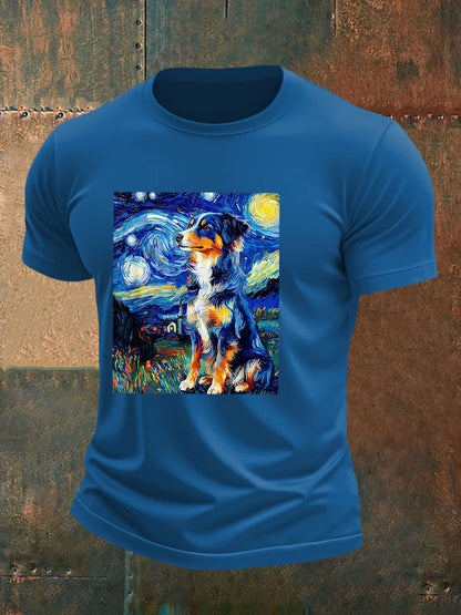 Men's Australian Shepherd Dog Australian Shepherd T Shirt
